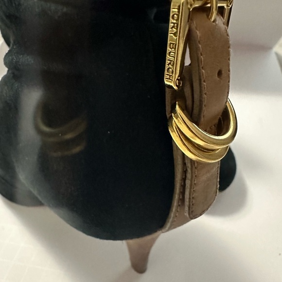 Tory Burch black suede booties size 7.5 - Picture 11 of 14